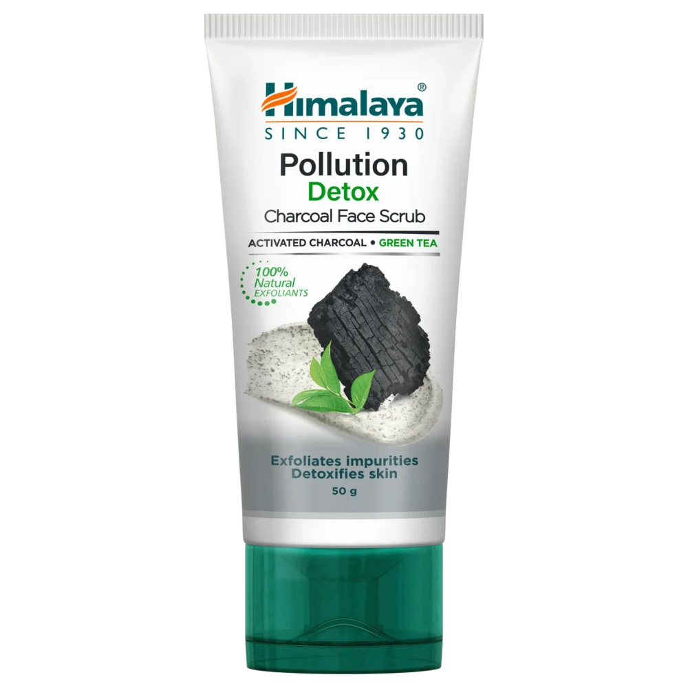 Himalaya pollution detox charcoal face scrub 50g